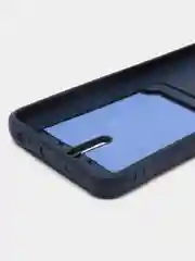 Темно-синий чехол силиконовый для Tecno Spark 8C/Go 2022 (Техно Спарк 8C/Go 2022)