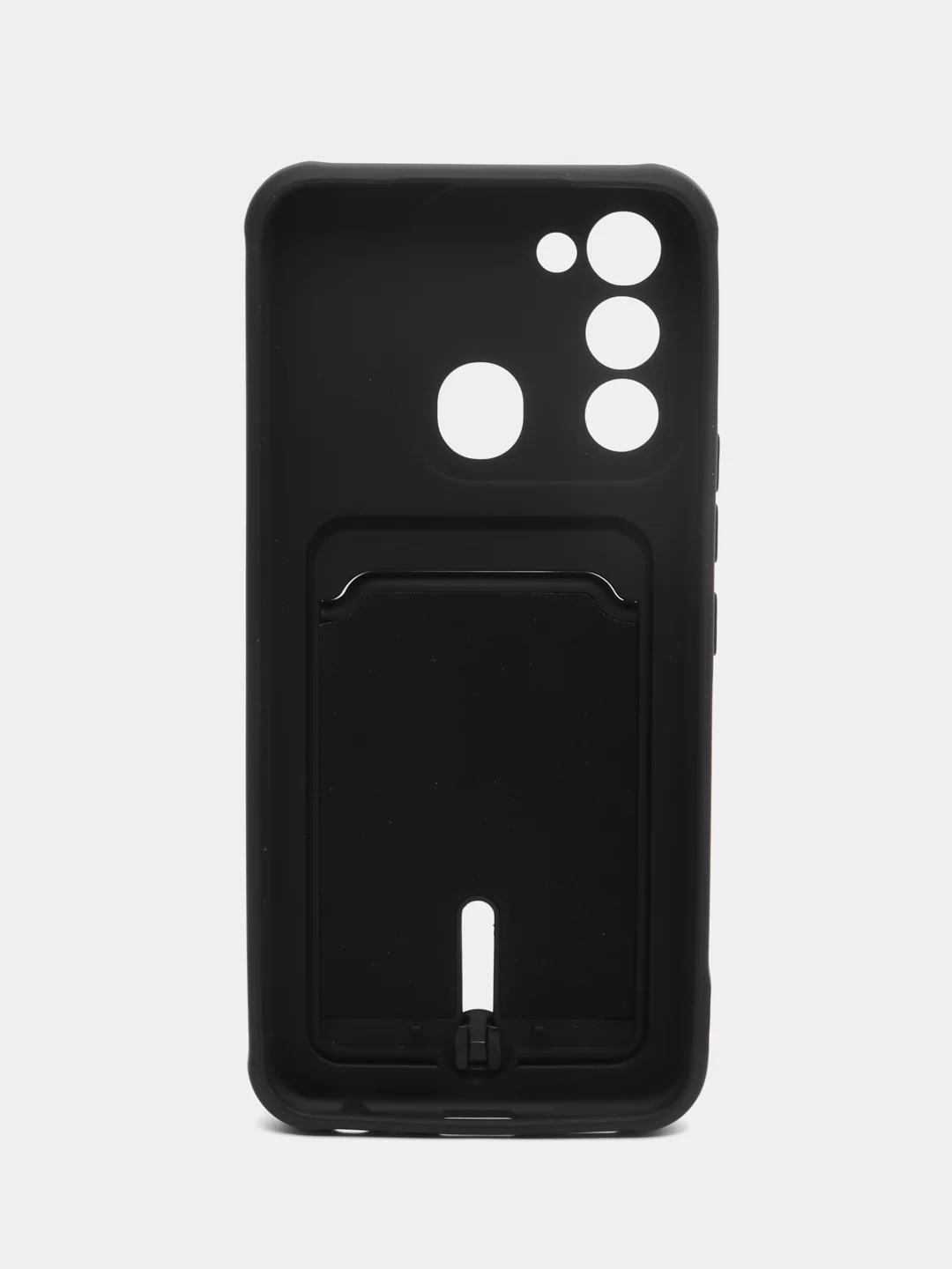 Черный чехол силиконовый для Tecno Spark 8C/Go 2022 (Техно Спарк 8C/Go 2022)