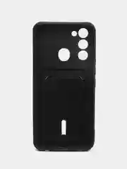 Черный чехол силиконовый для Tecno Spark 8C/Go 2022 (Техно Спарк 8C/Go 2022)