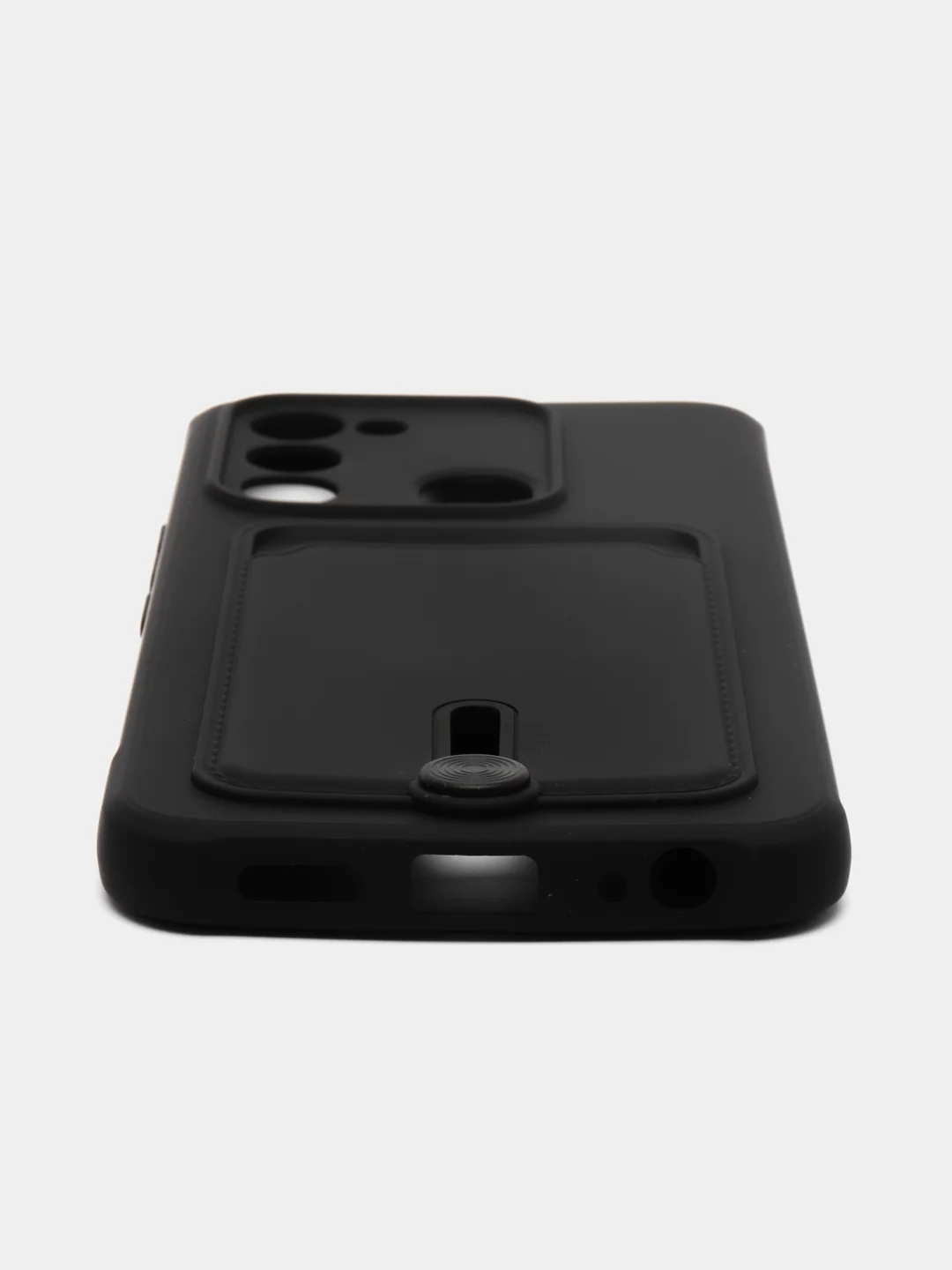 Черный чехол силиконовый для Tecno Spark 8C/Go 2022 (Техно Спарк 8C/Go 2022)