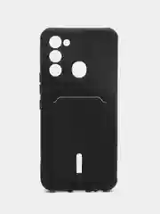 Черный чехол силиконовый для Tecno Spark 8C/Go 2022 (Техно Спарк 8C/Go 2022)