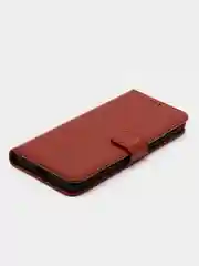 Багровый чехол-книжка с магнитной застежкой для Realme 10 Pro+ (Plus) Реалми 10 Про Плюс