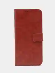 Багровый чехол-книжка с магнитной застежкой для Tecno Spark 10 Pro (Техно Спарк 10 Про)