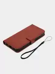 Багровый чехол-книжка с магнитной застежкой для Tecno Spark 10 Pro (Техно Спарк 10 Про)