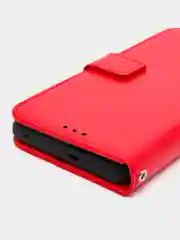 Красный чехол-книжка с магнитной застежкой для Realme 10 Pro+ (Plus) Реалми 10 Про Плюс