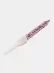Розовый свечи для торта, 10 шт, 6 см