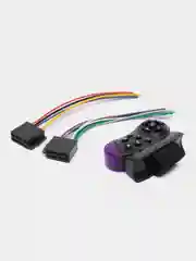 Автомагнитола, магнитола автомобильная, 1 DIN, Bluetooth, AUX, USB, 7 цветов подсветки
