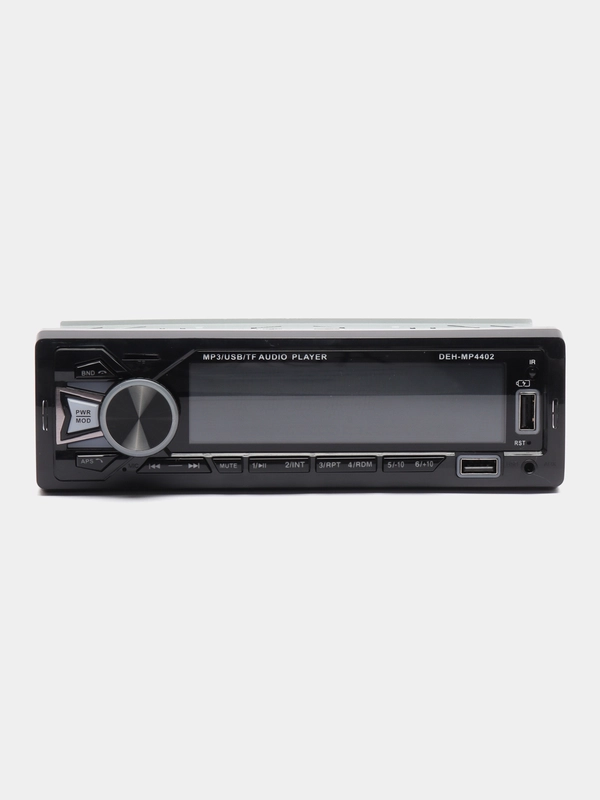 Автомагнитола, магнитола автомобильная, 1 DIN, Bluetooth, AUX, USB, 7 цветов подсветки