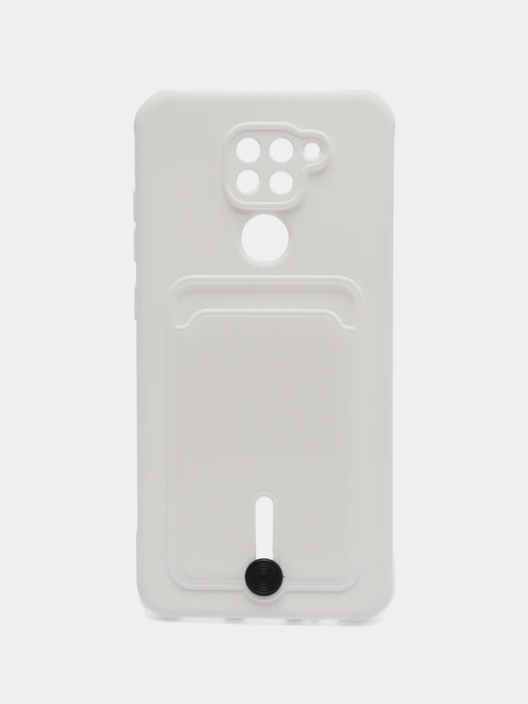 Белый силиконовый чехол для Xiaomi Redmi Note 9/10X 4G (Сяоми Редми нот 9/10Х 4G)
