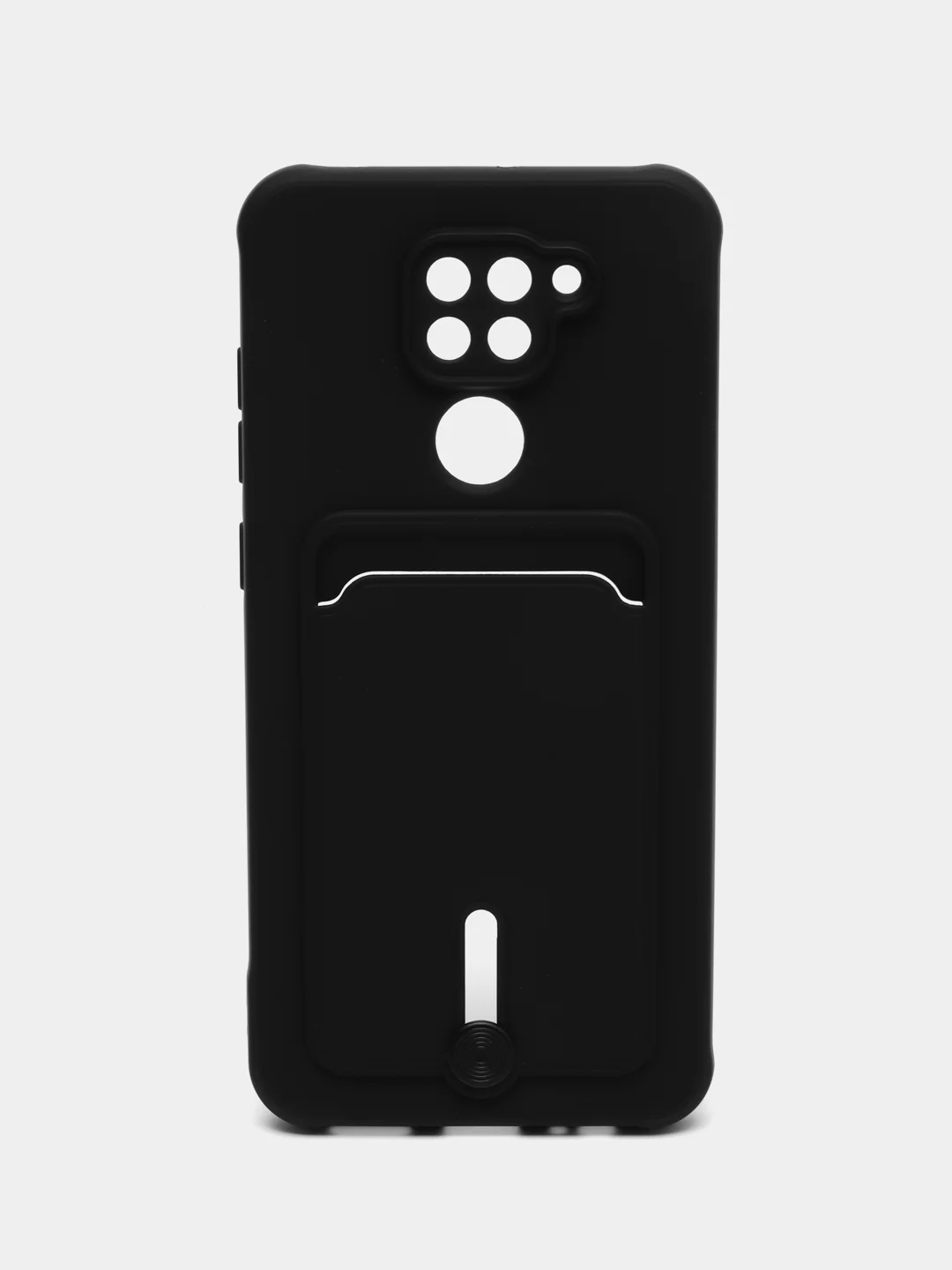 Черный силиконовый чехол для Xiaomi Redmi Note 9/10X 4G (Сяоми Редми нот 9/10Х 4G)