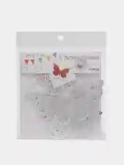 Серебряный наклейки на стену для декора дома интерьерные бабочки 3d, цвет золото/серебро