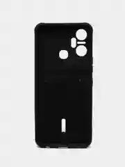 Черный силиконовый чехол для Infinix Smart 6 Plus (Инфиникс смарт 6 плюс)