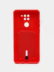 Красный силиконовый чехол для Xiaomi Redmi Note 9/10X 4G (Сяоми Редми нот 9/10Х 4G)
