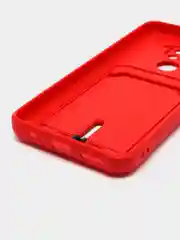 Красный силиконовый чехол для Xiaomi Redmi Note 9/10X 4G (Сяоми Редми нот 9/10Х 4G)