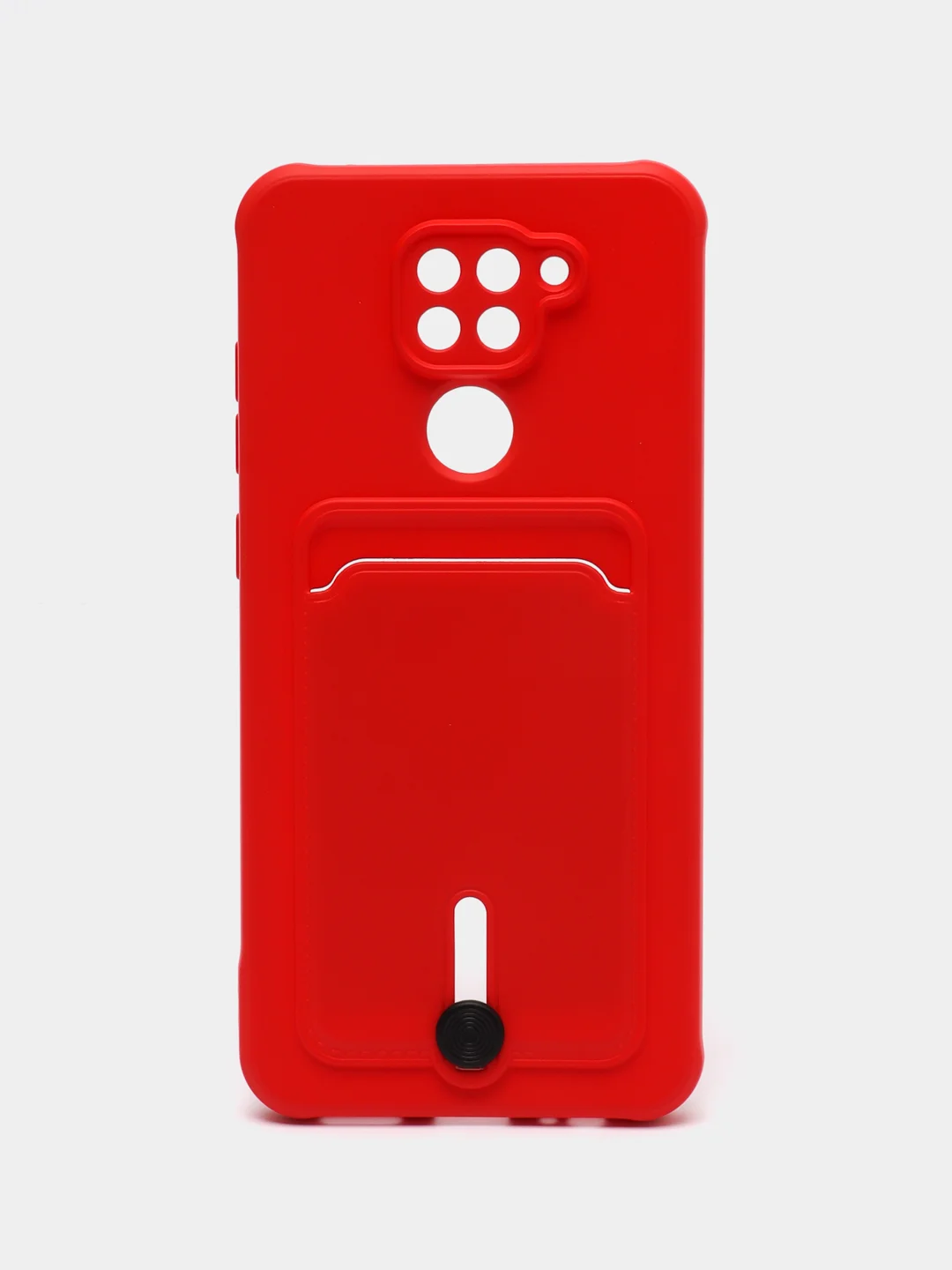 Красный силиконовый чехол для Xiaomi Redmi Note 9/10X 4G (Сяоми Редми нот 9/10Х 4G)