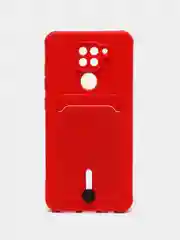 Красный силиконовый чехол для Xiaomi Redmi Note 9/10X 4G (Сяоми Редми нот 9/10Х 4G)