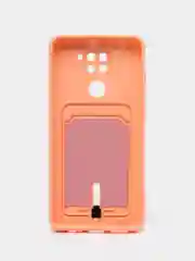 Пудровый силиконовый чехол для Xiaomi Redmi Note 9/10X 4G (Сяоми Редми нот 9/10Х 4G)