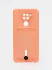 Пудровый силиконовый чехол для Xiaomi Redmi Note 9/10X 4G (Сяоми Редми нот 9/10Х 4G)