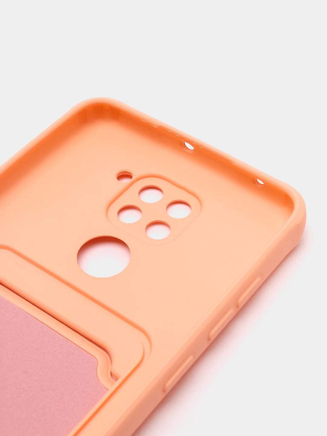 Пудровый силиконовый чехол для Xiaomi Redmi Note 9/10X 4G (Сяоми Редми нот 9/10Х 4G)