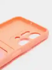 Пастельно-коралловый силиконовый чехол для Huawei Honor X7a, Хонор X7а, защита камеры