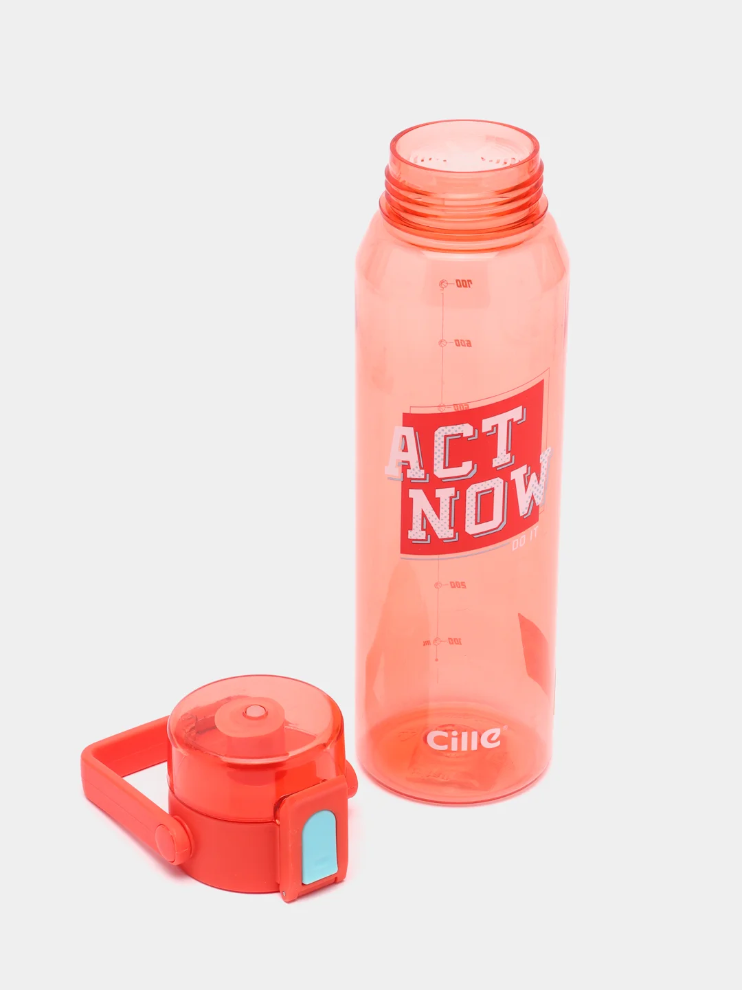 Красный спортивная бутылка для воды и напитков, 700 мл, "ACT NOW" CILLE