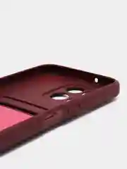 Тёмно-бордовый силиконовый чехол для Huawei Honor X6/ X8 5G, Хонор X6/ X8 5 Джи, защита камеры