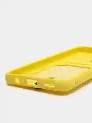 Желтый силиконовый чехол для Huawei Honor X7a, Хонор X7а, защита камеры