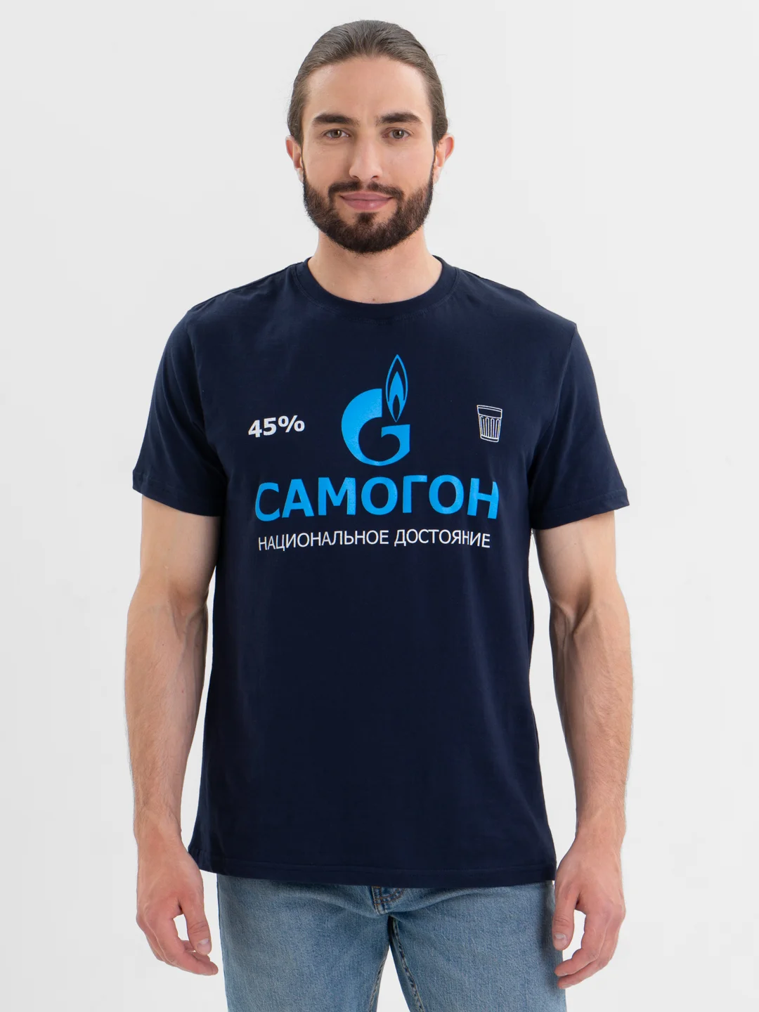Индиго футболки, с принтом