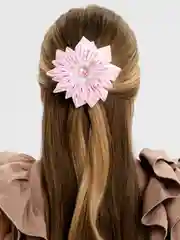 Розовый заколки с бантиками