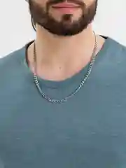 Серебряный цепочка на шею мужская