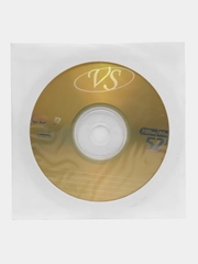 Диски CD-R (сд) для записи фото, музыки Vs, 700 Mb, 52х, бумажный конверт, 1 штука, 511554
