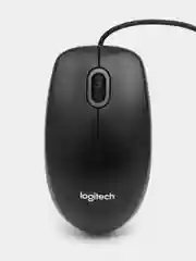 Мышь проводная компьютерная Logitech B100, Usb, оптическая, 511461