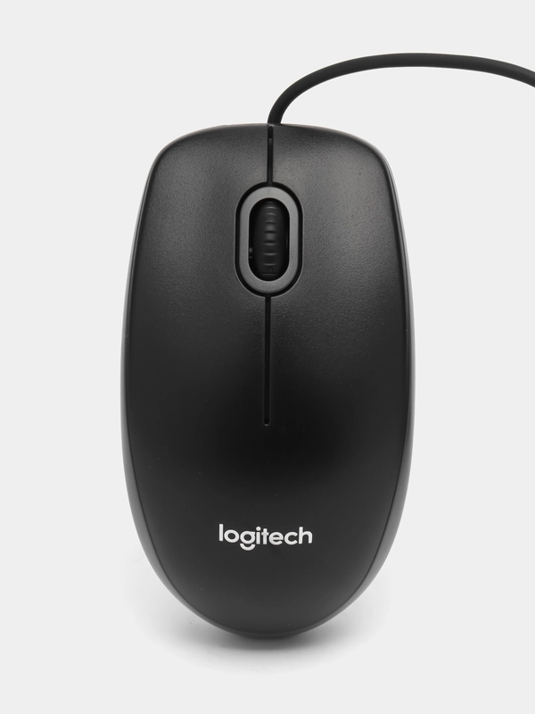 Мышь проводная компьютерная Logitech B100, Usb, оптическая, 511461