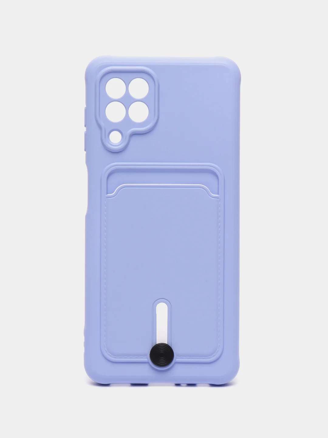 Аметистовый чехол с карманом для Samsung Galaxy A22/ M22/ M32 4G (Самсунг  A22/ M22/ M32 4 джи)
