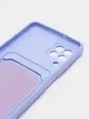 Аметистовый чехол с карманом для Samsung Galaxy A22/ M22/ M32 4G (Самсунг  A22/ M22/ M32 4 джи)
