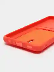 Коралловый чехол с карманом для Samsung Galaxy A22/ M22/ M32 4G (Самсунг  A22/ M22/ M32 4 джи)