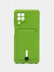 Лайм чехол с карманом для Samsung Galaxy A22/ M22/ M32 4G (Самсунг  A22/ M22/ M32 4 джи)