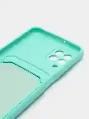 Мятный чехол с карманом для Samsung Galaxy A22/ M22/ M32 4G (Самсунг  A22/ M22/ M32 4 джи)