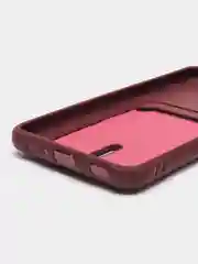 Тёмно-бордовый чехол с карманом для Samsung Galaxy A22/ M22/ M32 4G (Самсунг  A22/ M22/ M32 4 джи)