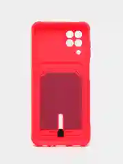 Фуксия чехол с карманом для Samsung Galaxy A22/ M22/ M32 4G (Самсунг  A22/ M22/ M32 4 джи)