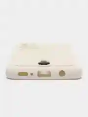 Белый силиконовый противоударный чехол с карманом для Samsung Galaxy A31 (Самсунг А 31)