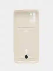 Белый силиконовый противоударный чехол с карманом для Samsung Galaxy A31 (Самсунг А 31)