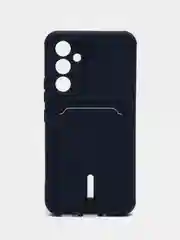 Темно-синий чехол Samsung Galaxy A54 5G (Самсунг Галакси А54 5Ж) силиконовый, противоударный