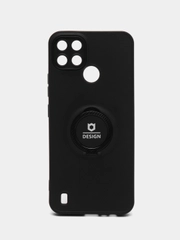 Чехол на Realme C11 / C15 / C21Y / C25 / C25S / C31, магнитный, с кольцом, Реалми