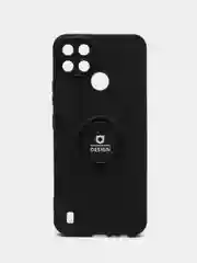 Чехол на Realme C11 / C15 / C21Y / C25 / C25S / C31, магнитный, с кольцом, Реалми