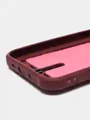Тёмно-бордовый защитный чехол для iPhone 12 Pro (Айфон 12 Про) силиконовый