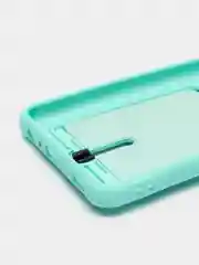 Мятный чехол Samsung Galaxy A52 4G (Самсунг Галакси А52 4Ж) силиконовый, противоударный