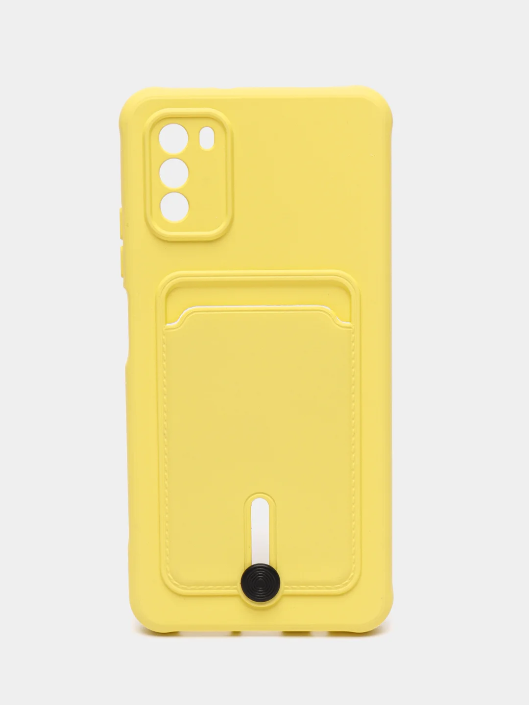 Желтый силиконовый чехол для Xiaomi POCO M3 (Сяоми Поко М3)