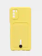 Желтый силиконовый чехол для Xiaomi POCO M3 (Сяоми Поко М3)
