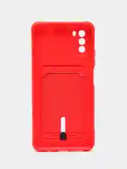 Красный силиконовый чехол для Xiaomi POCO M3 (Сяоми Поко М3)